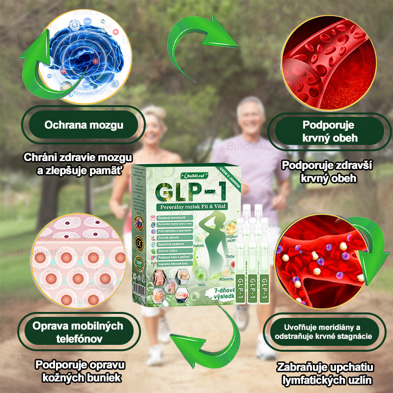 🍀BuildLeaf® GLP-1 6-v-1 Fit & Vital Perorálny Roztok  (Len raz denne, viditeľné zmeny už za 7 dní) Pre obezitu, kardiovaskulárne ochorenia, cukrovku, spánkové apnoe, zdravie čriev, problémy s kĺbmi a ďalšie🌿🌿